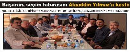 Ba�aran, se�im faturas�n� Alaaddin Y�lmaz\'a kesti