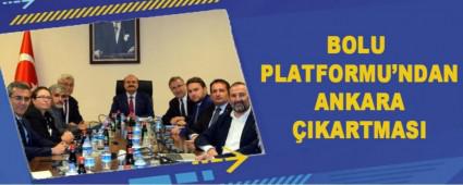 BOLU PLATFORMU\'NDAN ANKARA �IKARTMASI