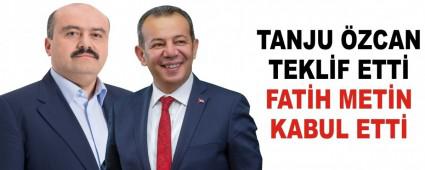 TANJU �ZCAN TEKL�F ETT� FAT�H MET�N KABUL ETT�