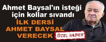 Ahmet Baysal\'�n iste�i i�in kollar s�vand�