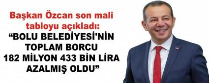 Ba�kan �zcan son mali tabloyu a��klad�