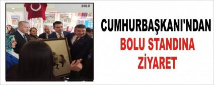 CUMHURBA�KANI\'NDAN BOLU STANDINA Z�YARET