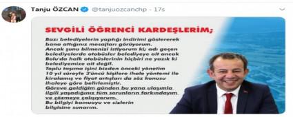 �zcan\'dan ��rencilere mesaj