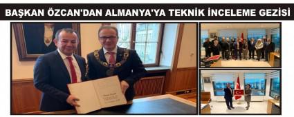 BA�KAN �ZCAN\'DAN ALMANYA\'YA TEKN�K �NCELEME GEZ�S�