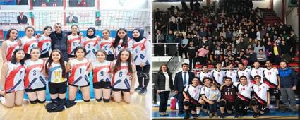 L�SELERDE VOLEYBOL �AMP�YONLARI BELL� OLDU