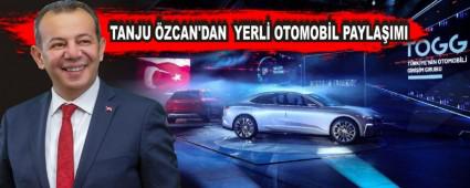 TANJU �ZCAN\'DAN  YERL� OTOMOB�L PAYLA�IMI