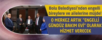Bolu Belediyesi\'nden engelli bireylere ve ailelerine m�jde!