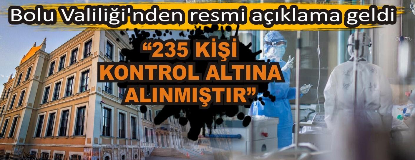 Bolu Valili�i\'nden resmi a��klama geldi