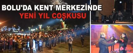 BOLU\'DA KENT MERKEZ�NDE YEN� YIL CO�KUSU