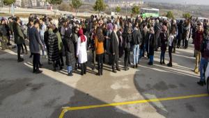 BA�B� Sa�l�k Bilimleri Fak�ltesinde Deprem Tatbikat�