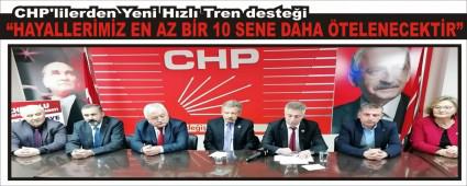 CHP\'lilerden Yeni H�zl� Tren deste�i