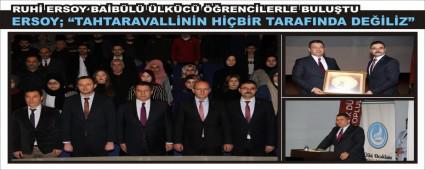 RUH� ERSOY BA�B�L� �LK�C� ��RENC�LERLE BULU�TU