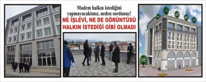 Madem halk�n istedi�ini yapmayacakt�n�z, neden sordunuz!