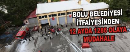 BOLU BELED�YES� �TFA�YES�NDEN 12 AYDA 1286 OLAYA M�DAHALE