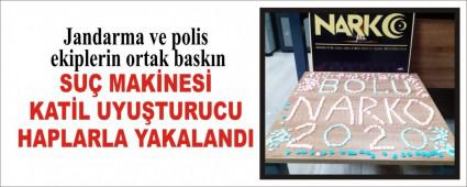 SU� MAK�NES� KAT�L UYU�TURUCU HAPLARLA YAKALANDI