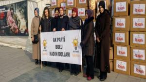 AK Kad�nlardan �dlib\'e yard�m