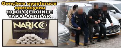 Gen�lere uyu�turucu operasyonu