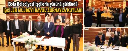 Bolu Belediyesi i��ilerin y�z�n� g�ld�rd�