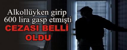 Alkoll�yken girip 600 lira gasp etmi�ti