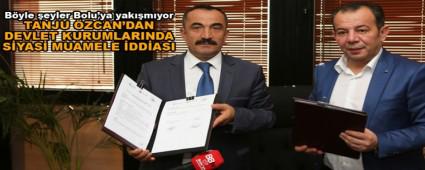 TANJU �ZCAN\'DAN DEVLET KURUMLARINDA S�YAS� MUAMELE �DD�ASI