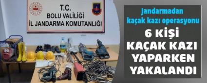 6 K��� KA�AK KAZI YAPARKEN YAKALANDI