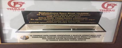15 TEMMUZ M�ZES�\'NDE BOLU\'DAN B�R HATIRA