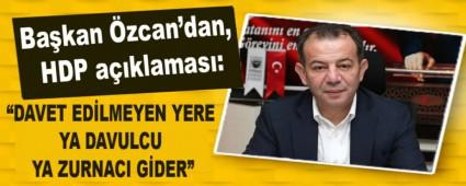 Ba�kan �zcan\'dan, HDP a��klamas�
