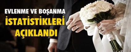 BOLU\'NUN EVLENME VE BO�ANMA �STAT�ST�KLER� A�IKLANDI