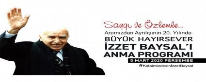 �ZZET BAYSAL ANMA PROGRAMI BELL� OLDU