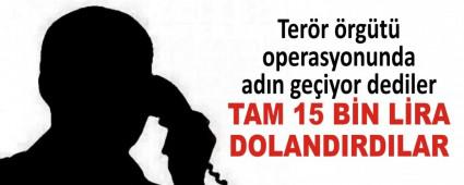 TAM 15 B�N L�RA DOLANDIRDILAR
