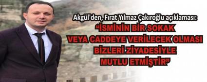Akg�l\'den, F�rat Y�lmaz �ak�ro�lu a��klamas�