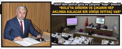 MHP\'den �ehrin giri� ve ��k���na �Kap�� �nerisi
