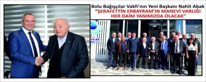 Bolu Ba�����lar Vakf�\'n�n Yeni Ba�kan� Nahit Abak