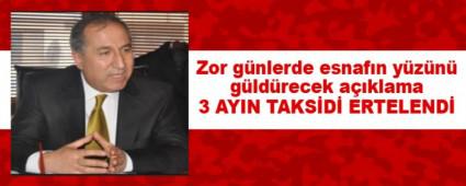 Zor g�nlerde esnaf�n y�z�n� g�ld�recek a��klama