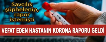 Savc�l�k ��phelenip, rapor istemi�ti