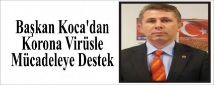Ba�kan Koca\'dan Korona Vir�sle M�cadeleye Destek