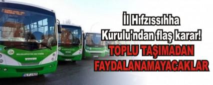TOPLU TA�IMADAN FAYDALANAMAYACAKLAR