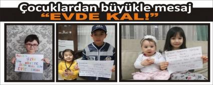 �ocuklardan b�y�kle mesaj