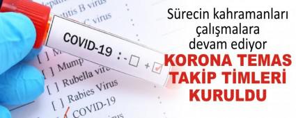 KORONA TEMAS TAK�P T�MLER� KURULDU