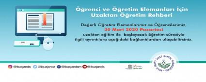 UZAKTAN ��RET�M REHBER� YAYINLANDI