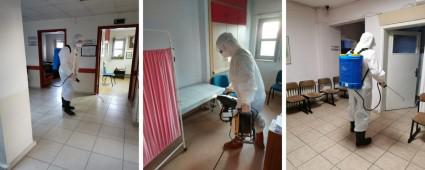 A�LE SA�LI�I MERKEZLER� DEZENFEKTE ED�LD�