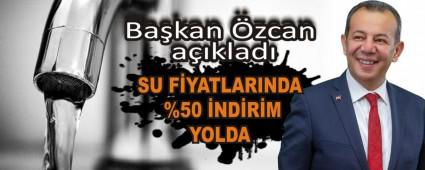 SU F�YATLARINDA %50 �ND�R�M YOLDA