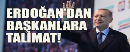 Erdo�an\'dan il ba�kanlar�na talimat                