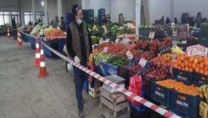 Pazar yerinde t�m �nlemler al�nd�