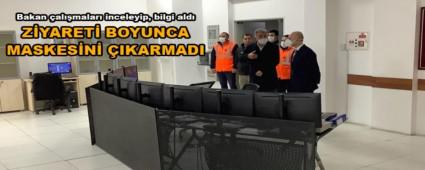 Bakan �al��malar� inceleyip, bilgi ald�