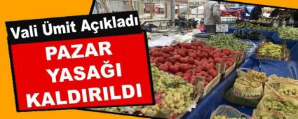 PAZAR YASA�I KALDIRILDI