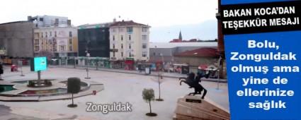 Bolu, Zonguldak olmu� ama yine de ellerinize sa�l�k