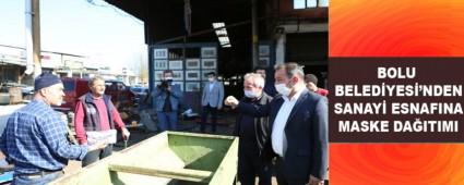 BOLU BELED�YES�\'NDEN SANAY� ESNAFINA MASKE DA�ITIMI