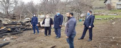 Yang�n mahallini yerinde inceledi