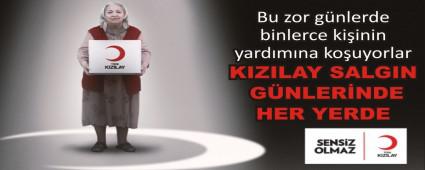 Bu zor g�nlerde binlerce ki�inin yard�m�na ko�uyorlar